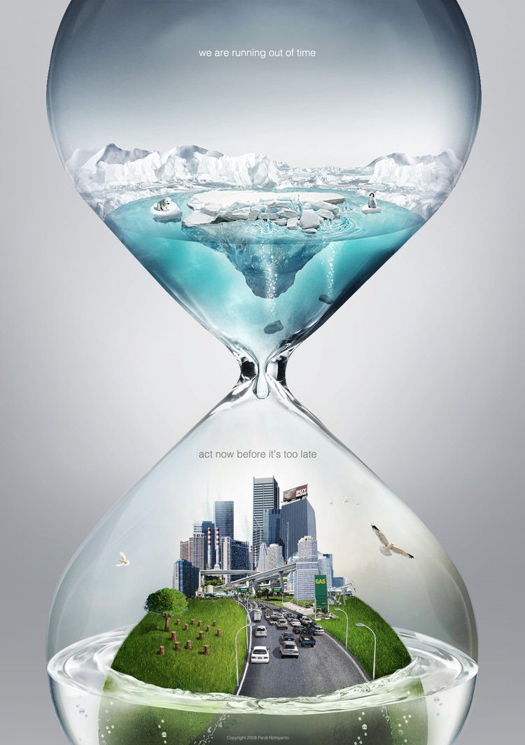 25 Creative Advertisements to Fight Global Warming global warming psa time by pepey d23un4y 25 Creative Advertisements to Fight Global Warming