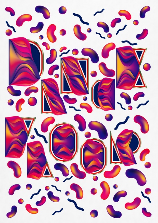 i1a54 Typography and Digital Art by Pablo Abad