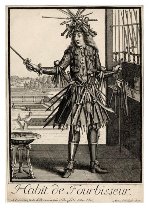 i1b25 COSTUMES BY NICOLAS DE LARMESSIN II (1700)