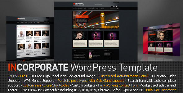 Incorporate Business WordPress Template inc Incorporate Business WordPress Template