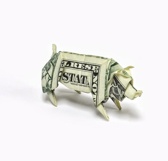 Money Origami by Won Park Money Origami by Won Park