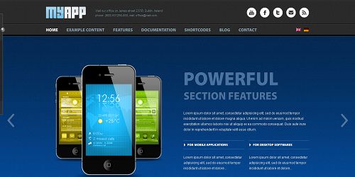 Top WordPress Designs in July 2012 myapp Top WordPress Designs in July 2012