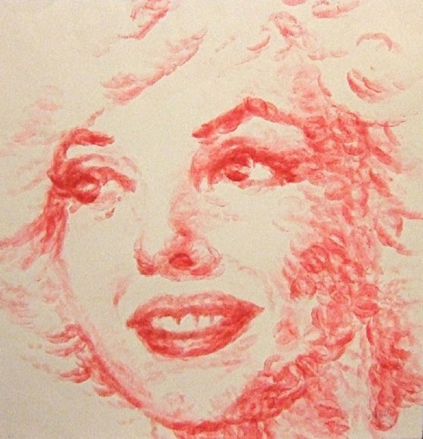 Natalie Irish Paints With Her Lips Natalie Irish Paints With Her Lips
