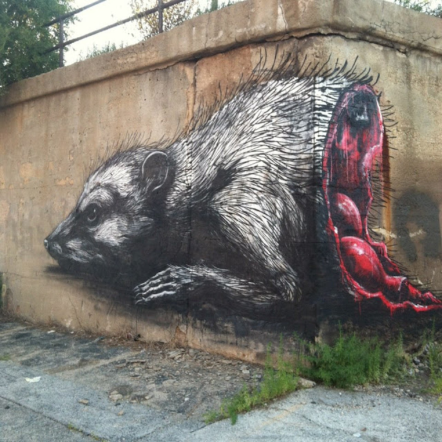 streetartnews ROa CHICAGO 5 Street artist: Roa