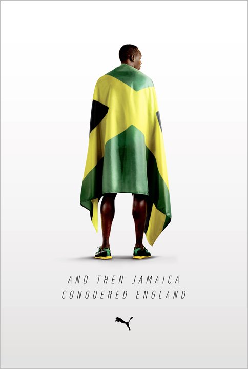 tumblr m92oovArXr1qiqf01o1 500 Puma   And then Jamaica conquered England with Usain Bolt
