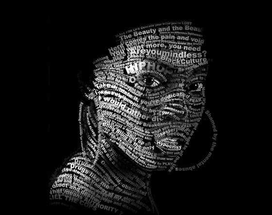 Typographic Portraits typo 14 Typographic Portraits