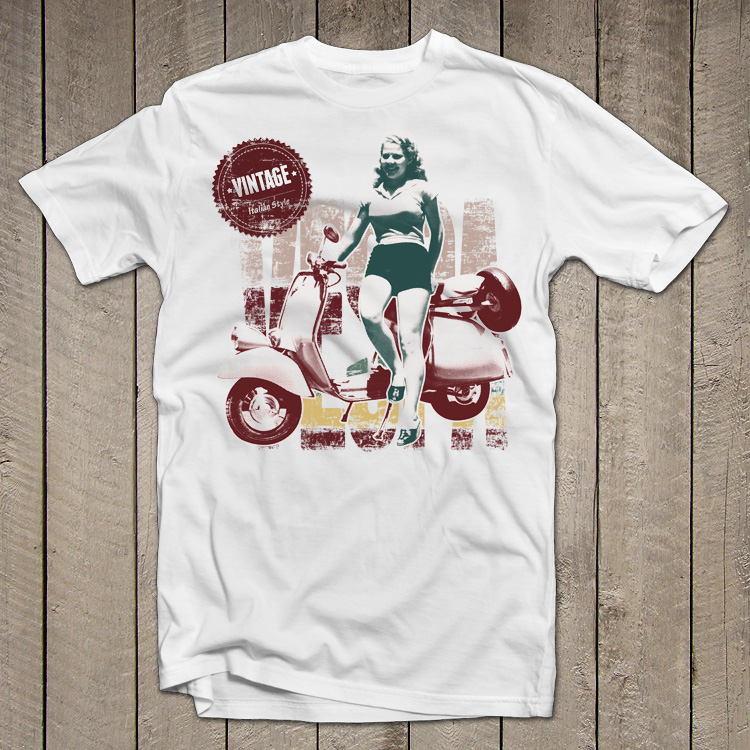 Vespa beauty t shirt vintage bellavita vespabeauty Vespa beauty t shirt