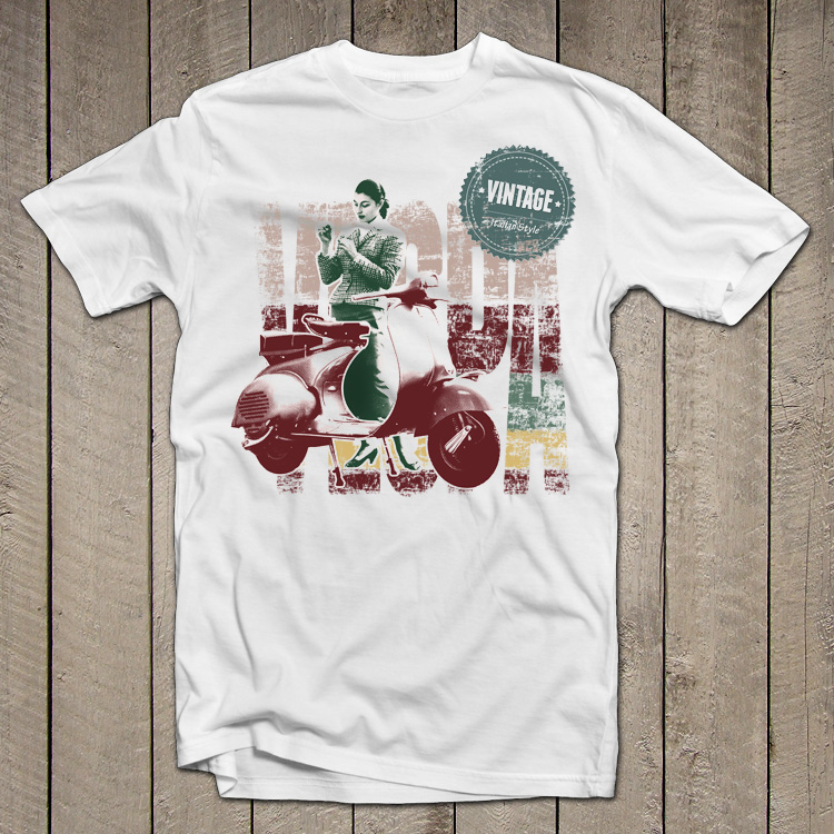 vintage bellavita vespaelegance Vespa elegance t shirt
