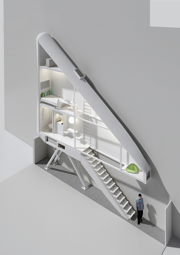  Etgar Kerets House   The worlds narrowest house