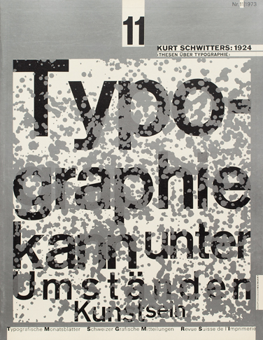 The archive of Typographische Monatsblätter 1973 11 The archive of Typographische Monatsblätter