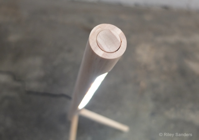 Dowel lamp by Riley Sanders 2o6 Dowel lamp by Riley Sanders