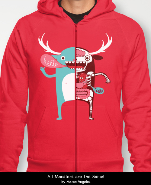 All Monster are the Same! by Marco Angeles AMATS hoody dyt1 All Monster are the Same! by Marco Angeles