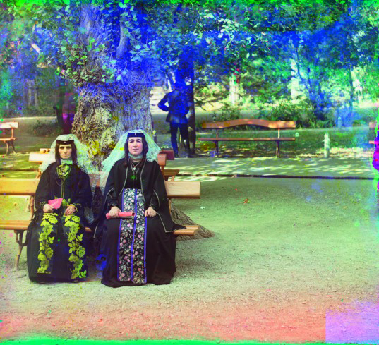 Armenian Women in Holiday Attire in Artvin between 1905 and 1915 Rare Color Photographs of Czarist Russia from 1905 1910