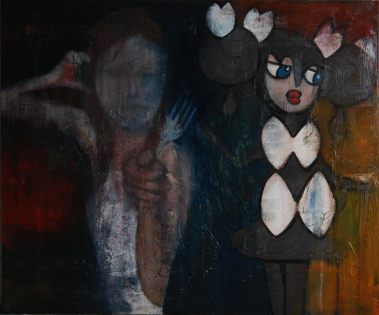 Bild hypnomorba ôl auf Leinwand 750x624 Reiner Heidorn, an amazing German artist