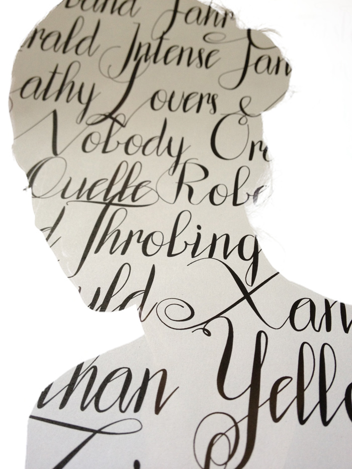 Conspired Lovers, a new typeface by Harald Geisler Conspired Lovers Silhoutte 7001 Conspired Lovers, a new typeface by Harald Geisler