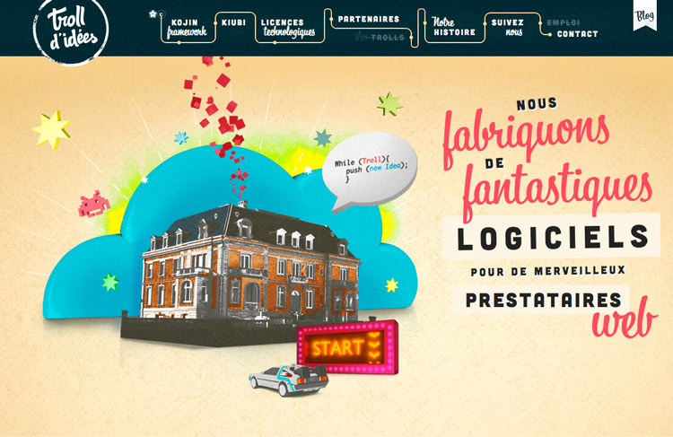 The site of the Day #20 DYT site troll d idees 2012 1 The site of the Day #20