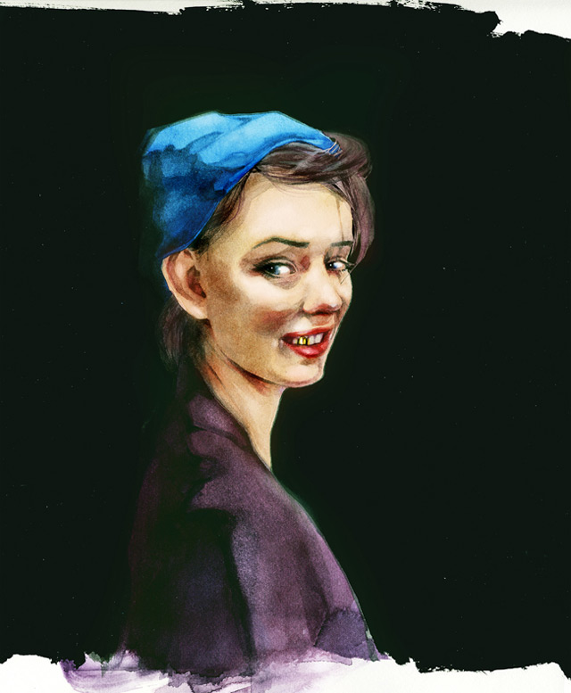 Unsettling Watercolor Illustrations by Dima Rebus Dima Rebus 7 Unsettling Watercolor Illustrations by Dima Rebus