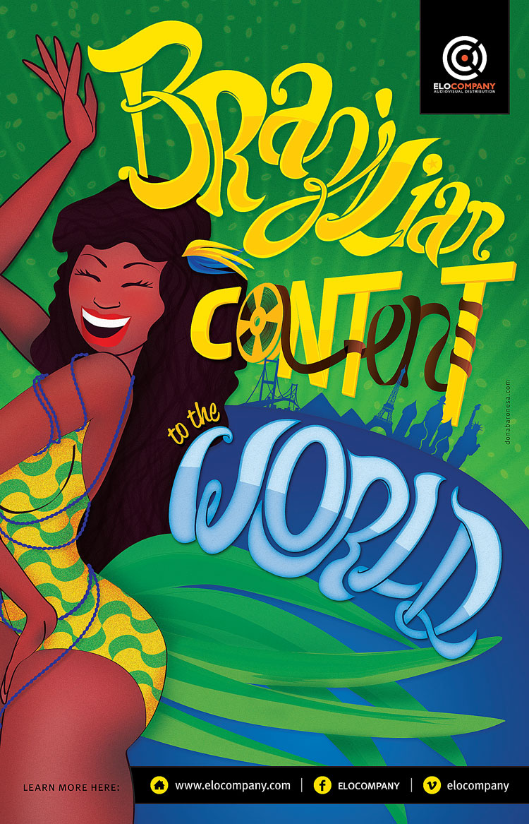 Colors and beauty of Brazil illustrated. ELO anuncio 011 Colors and beauty of Brazil illustrated.