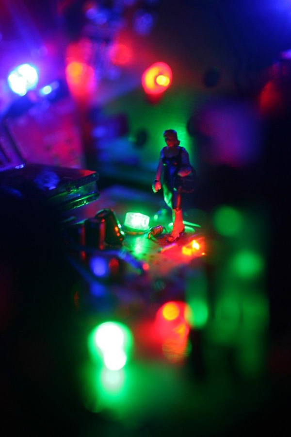 Miniature Cities Made From Old Computer Parts Miniature Cities Made From Old Computer Parts