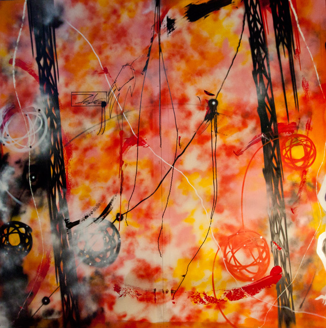 Futura 2000 street art Dustrial 9 Various Works from Futura 2000 via Dustrial