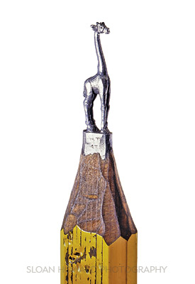 Giraffe Awesome Pencil Sculptures By Dalton M. Ghetti