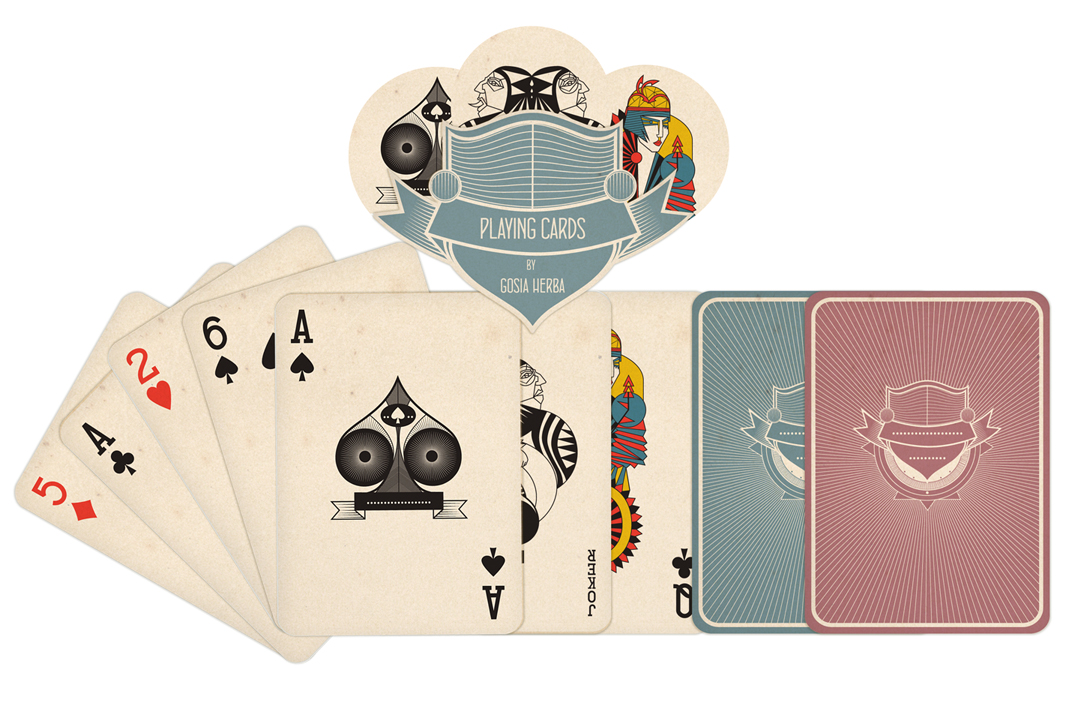 Poker Playing Cards by Gosia Herba. GosiaHerbaPlayingCards Poker Playing Cards by Gosia Herba.