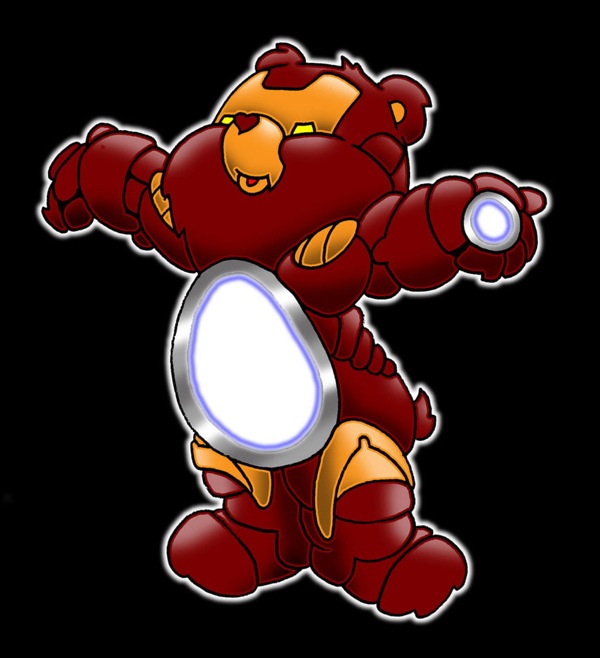 Iconic Care Bear Iron Man Iconic Care Bears