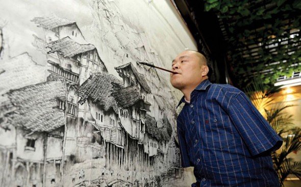 Armless Painter Inspirational Armless Painter 2 590x3671 Armless Painter