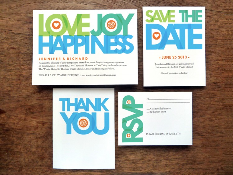 LoveJoyHappiness CorrespondenceSet 1000px 750x562 Love, Joy, Happiness   Printable Wedding Stationery Set