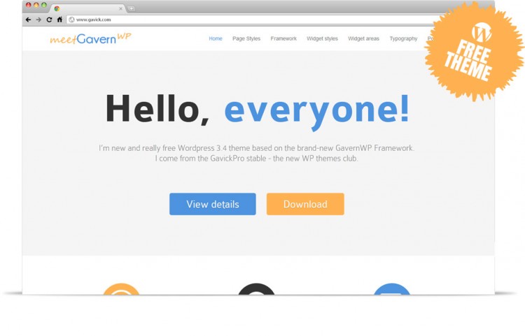 25 Free and Premium HTML5 WordPress Themes Meet GavernWP 750x481 25 Free and Premium HTML5 WordPress Themes