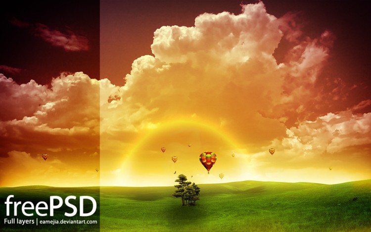 PSD Amanecer by EAMejia 750x468 25 Must Download Free Photoshop PSD Resource