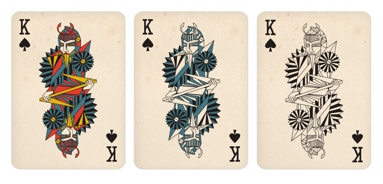 Poker Playing Cards by Gosia Herba. PikKing1 Poker Playing Cards by Gosia Herba.