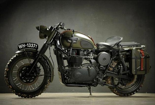 Custom Triumph Bonneville Bike Inspired by The Great Escape Steve Custom Triumph Bonneville Bike Inspired by The Great Escape