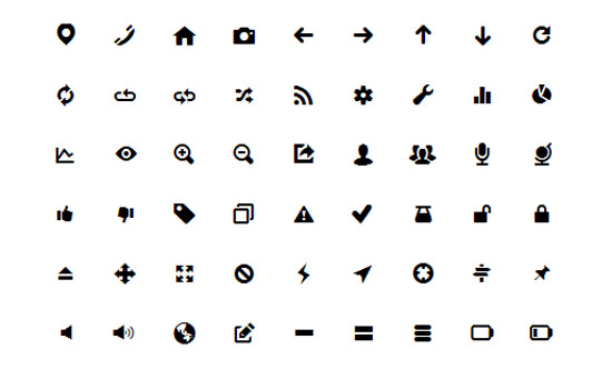 Typicons Typicons : Free 88 Useful Vectors Icon Font