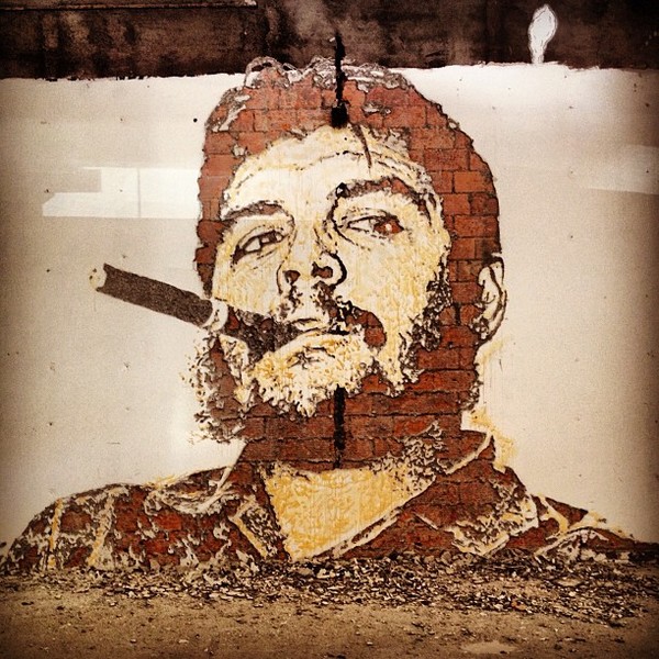 New work of Vhils VH1 New work of Vhils
