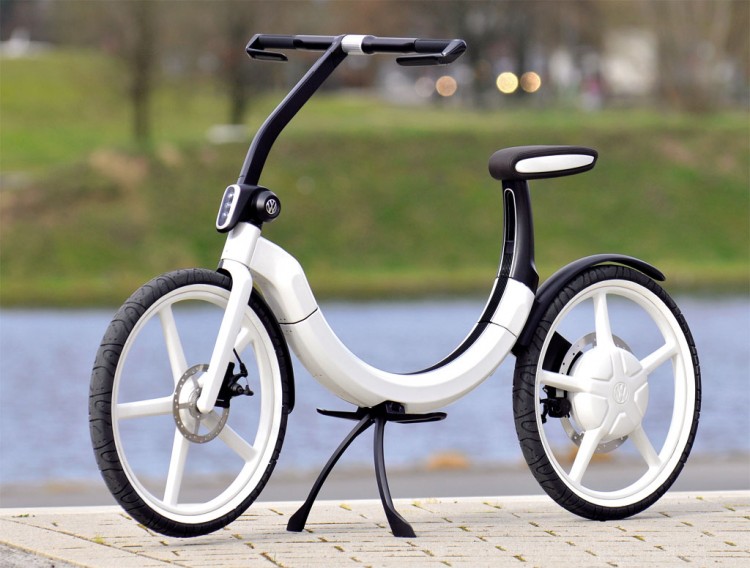 Volkswagen electric bike 4 750x568 Volkswagen folding electric bik.e
