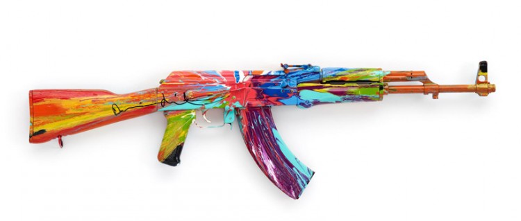 AKA PEACE, AK47 turns into art aka peace01 750x319 AKA PEACE, AK47 turns into art