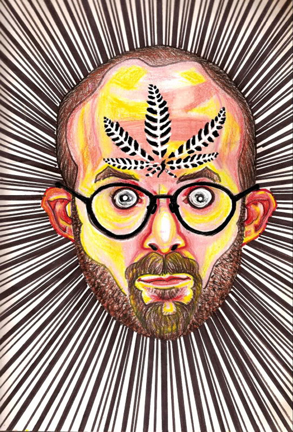 Artist Takes A New Drug Each Day And Draws His Self Portrait Artist Takes A New Drug Each Day And Draws His Self Portrait
