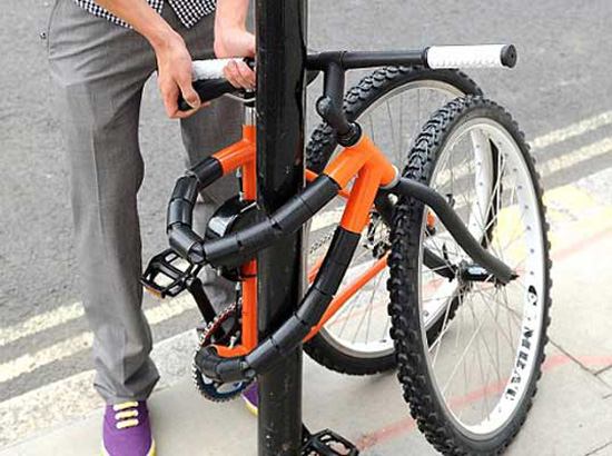 Bendable Bike That Can Wrap Around A Pole Bendable Bike That Can Wrap Around A Pole
