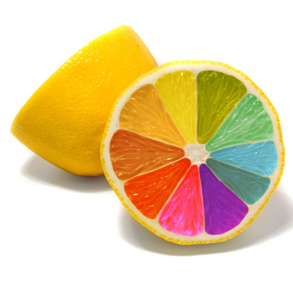 colorful lemon