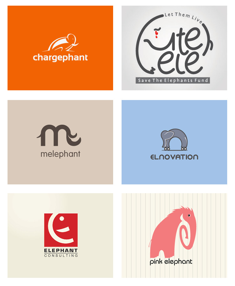 elephant logo 30 Elephant Logo Design Inspiration