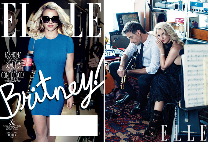 Britney Spears Elle October 2012 Cover elle Britney Spears Elle October 2012 Cover