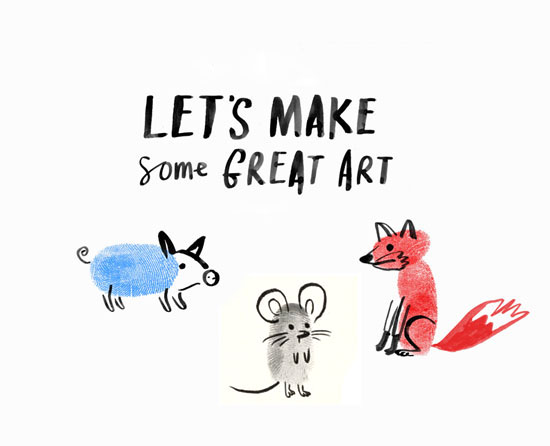 fingerprint art feat 1 Let’s Make some Great Fingerprint Art