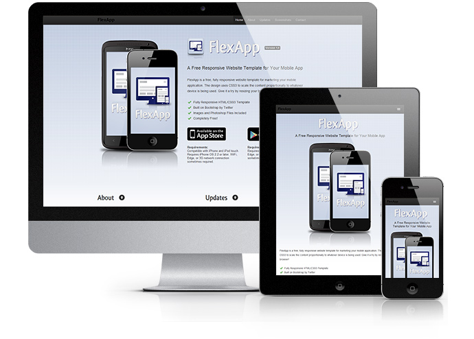 12 Free Responsive HTML Website Templates flex 8 12 Free Responsive HTML Website Templates