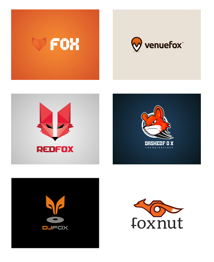 35 Fox Logo Design Inspiration fox2 35 Fox Logo Design Inspiration