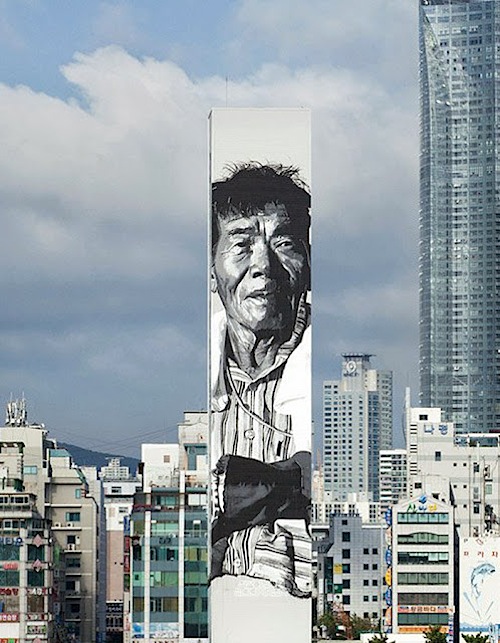 ECB New Mural In Busan/South Korea huge mural ecb korea 02 ECB New Mural In Busan/South Korea