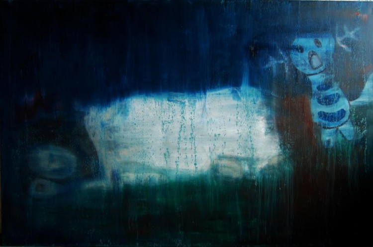 kayako saeki 190 x 290 cm ôl auf Leinwand 750x497 Reiner Heidorn, an amazing German artist