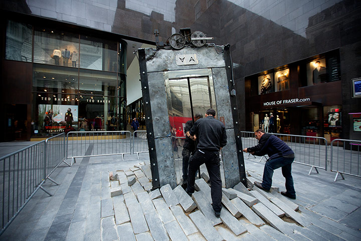 Mysterious Elevator Erupts from Underground Mysterious Elevator Erupts from Underground