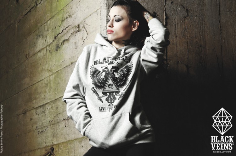 panther white hoodie 750x498 BLACKVEINS® Clothing LookBook