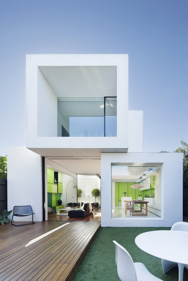  Lime and White Melbourne Home 
